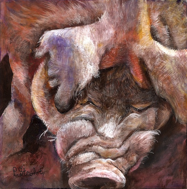 Big Red, Hog Painting